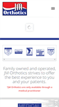 Mobile Screenshot of jmorthotics.com